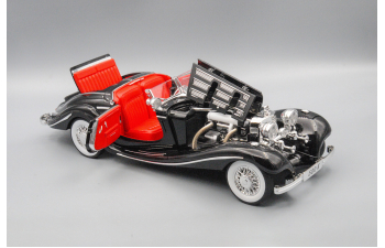 MERCEDES-BENZ 500K, чёрный, 30 см