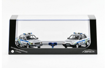 SKODA 120L + SKODA Favorit 136L - Od Veřejné Bezpečnosti K Policii (1988), silver