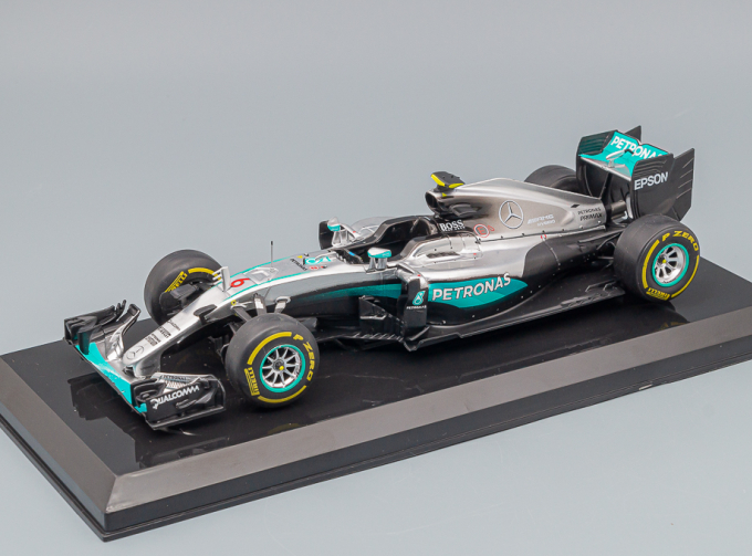 MERCEDES-BENZ F1 W07 Hybrid #6 "Mercedes AMG Petronas F1" Nico Rosberg победитель Abu Dhabi GP Чемпион мира (2016)