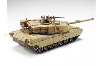 Сборная модель Американский танк M1A2 Abrams, с одной фигурой