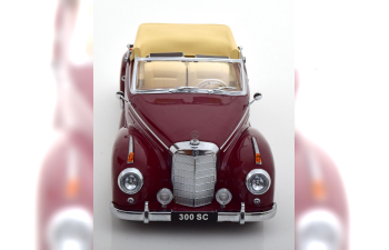 MERCEDES-BENZ 300 SC W188 Convertible (1967), dark red