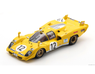 FERRARI 512S 5.0L V12 TEAM ECURIE FRANCORCHAMPS N 12 24h LE MANS 1970 HUGHES DE FIERLAND - ALISTAIR WALKER 