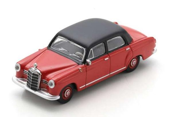 MERCEDES-BENZ 180 Ponton (1955), red