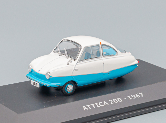 ATTICA 200 (1967), white/ light blue
