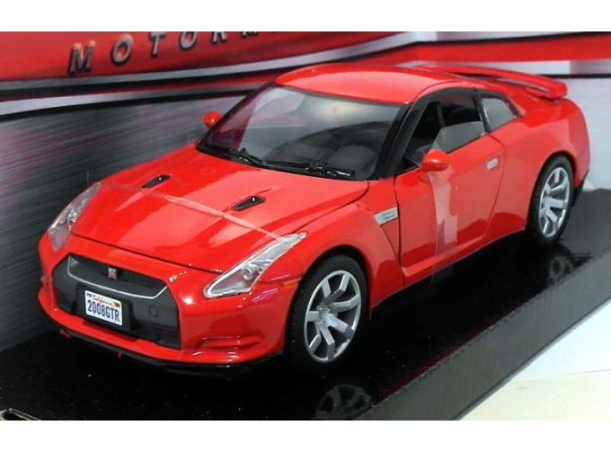 NISSAN Skyline GTR R35 (2008), red