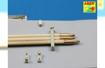 Фототравление для Barrel cleaning rods with brackets for Tiger II