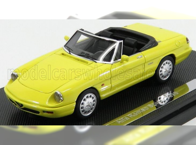 ALFA ROMEO Spider Open (1990) 4ª Ed Ultima Serie - The Last, Giallo Ginestra - Yellow