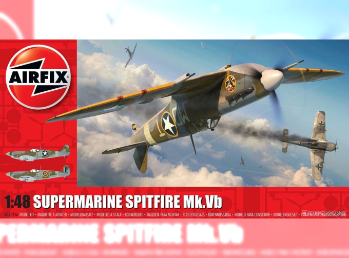 Сборная модель самолета Supermarine Spitfire MkVb