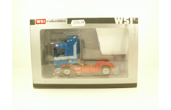 SCANIA highline 4x2 Henk Wind тягач, масштаб 1:50, красно-синий