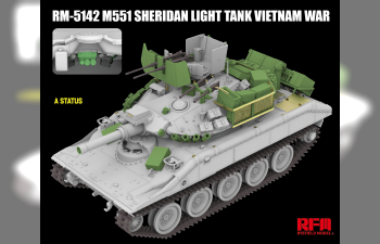 Сборная модель M551 Light Tank SHERIDAN Vietnam War