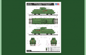 Сборная модель Броневагон Soviet Armoured Train