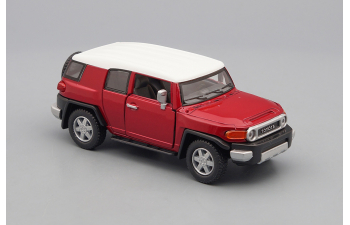 TOYOTA FJ Cruiser, cherry / white