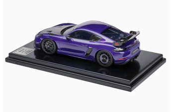 PORSCHE 718 (982) Cayman GT4 RS Manthey Kit (2024) - CON VETRINA - WITH SHOWCASE, ultra violet
