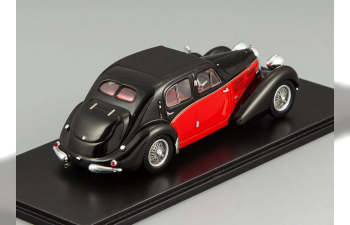 BUGATTI 57 Galibier 1939, black / red