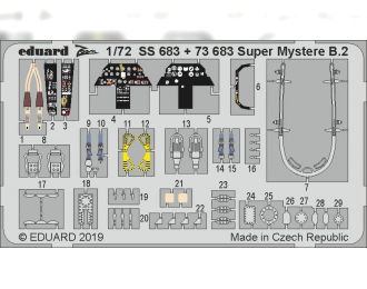 Фототравление Super Mystere B.2