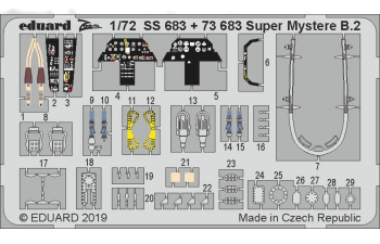 Набор фототравления для Super Mystere B.2