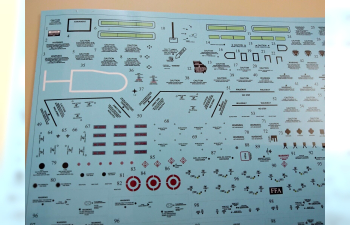 Декаль MD Douglas F-15E Strike Eagle, с тех. надписями, FFA (удаляемая лаковая подложка)