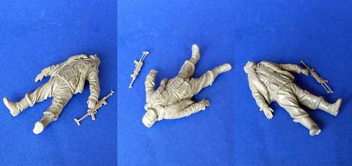 Фигурка Тяжело раненный солдат Вермахта WWII