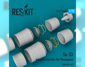 Su-33 exhaust nozzles for Hasegawa