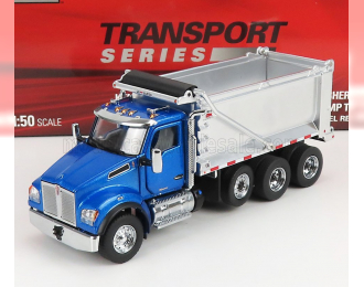 KENWORTH T880s Truck Cassone Ribaltabile 4-assi 1990, Blue