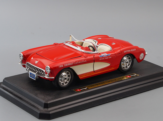 CHEVROLET Corvette Daytona Beach (1956), red / beige