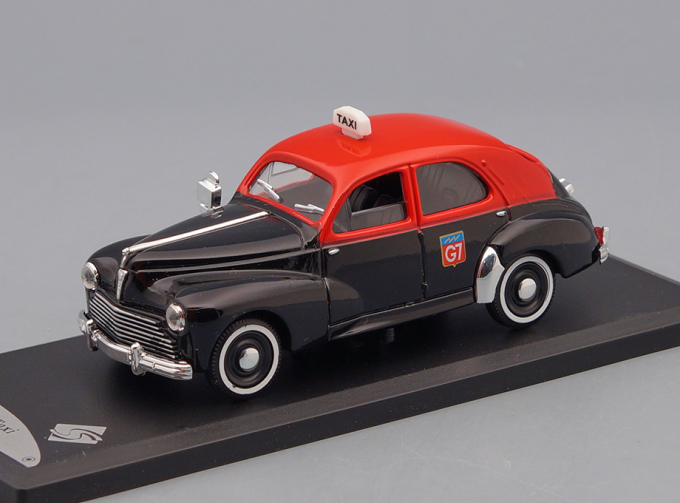 PEUGEOT 203 Taxi (1954), red / black