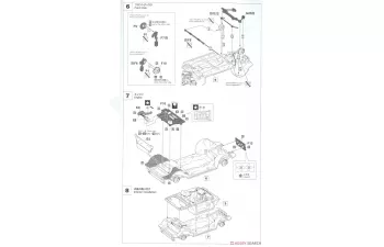 Сборная модель Toyota MR2 (AW11) ранняя модель Black Limited (Limited Edition)