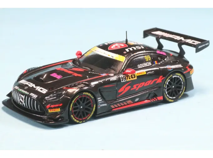 MERCEDES-BENZ Amg Gt3 Evo Team Craft Bamboo Racing №99 Fia Gt World Cup Macau 2024 Jules Gounon, Black Red