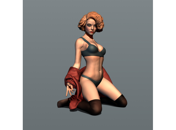 Фигура Частичное оголение (масштаб 1:24), окрашенная