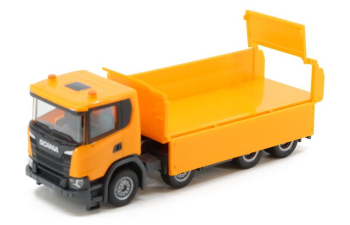 SCANIA CG17 LKW бортовой грузовик, оранжевый