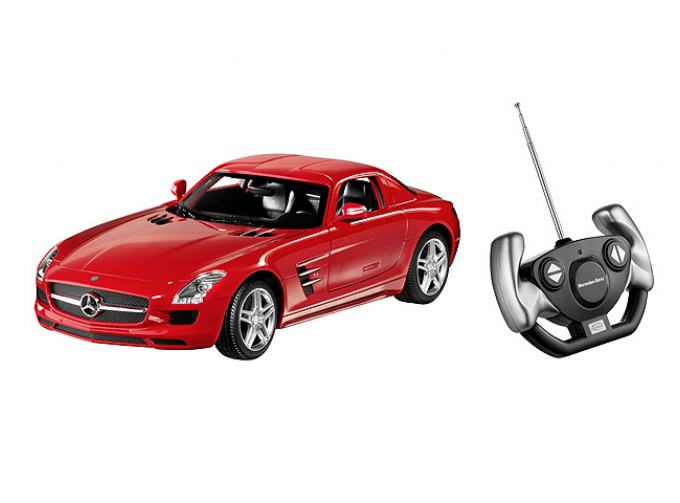 MERCEDES-BENZ SLS AMG Coupe C197, red