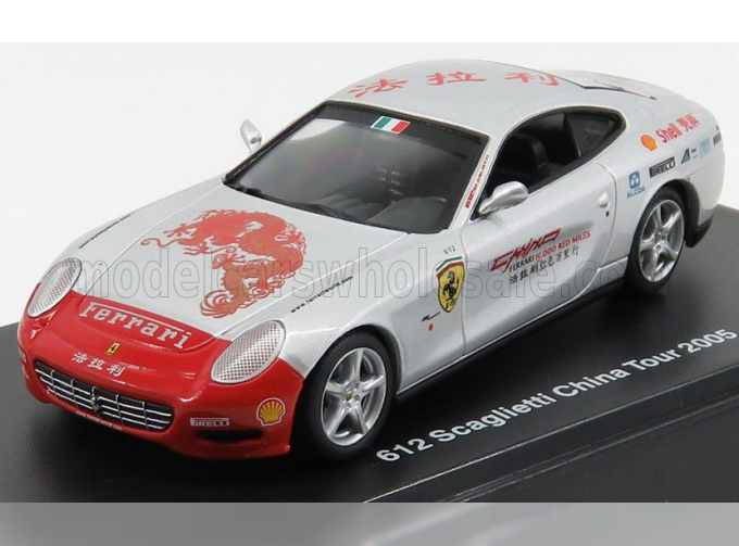 FERRARI 612 Scaglietti Tour China 15.000 Red Miles (2004), Silver Red