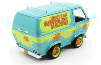 HANNA BARBERA Scooby-doo The Mystery Van Machine With Shaggy And Scooby-doo Figures, Light Blue Yellow