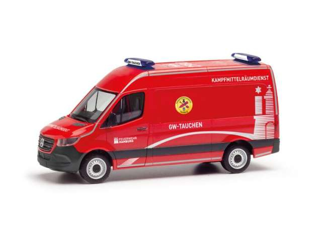 MERCEDES-BENZ Sprinter *Feuerwehr Hamburg / Rettungstaucher* (2018), red