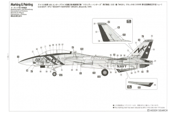 Сборная модель самолет F-14A Tomcat «VF-2 Охотники за головами 1976» (Limited Edition)