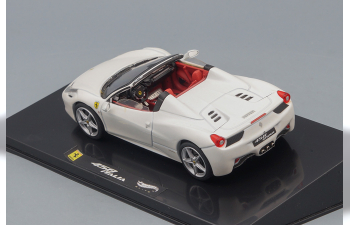 FERRARI 458 Spider 2011, white metallic