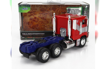 PETERBILT 352 Tractor Truck 3-assi (1979) - Optimus Prime Transformers Movie, Red Blue