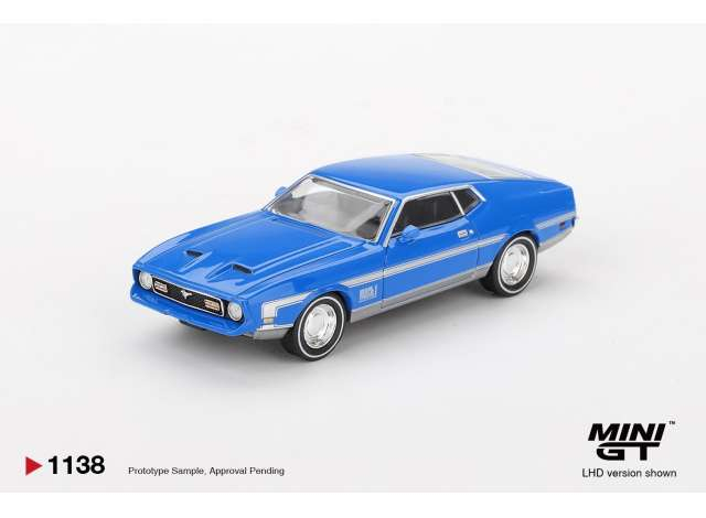 Ford Mustang Mach 1, Grabber blue 1971