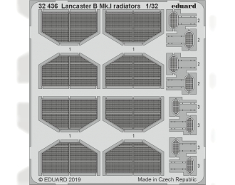 Фототравление для Lancaster B Mk. I радиаторы