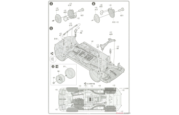 Сборная модель Honda Odyssey Absolute