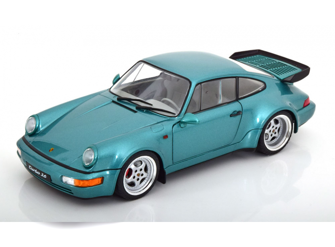 PORSCHE 911 (964) Turbo 3.6 (1991), green metallic