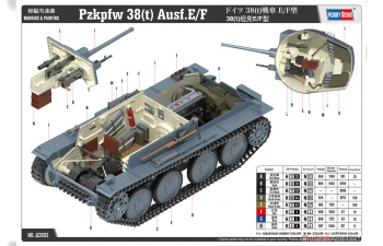 Сборная модель Pzkpfw 38(t) Ausf.E/F