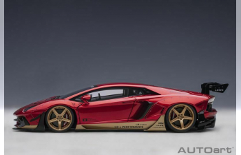 Lamborghini Aventador LB Performance (hyper red / gold accents)