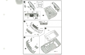 Сборная модель Toyota Land Cruiser 100 WAGON VX Limited