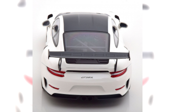 PORSCHE 911 (991 II) GT3 RS Weissach Package (2019), white/carbon-grau