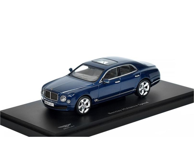BENTLEY Mulsanne Speed (2014), blue 
