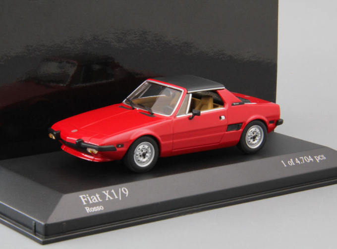 FIAT X 1/9 (1972-78), red