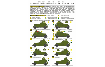 Сборная модель Лёгкий бронеавтомобиль БА-20 Радийный