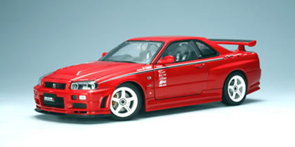 NISSAN Skyline GT-R (R34) Nismo R-Tune Version 2001, active red