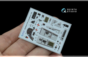 3D Декаль интерьера кабины F3F-2 (Academy/Accurate Miniatures)